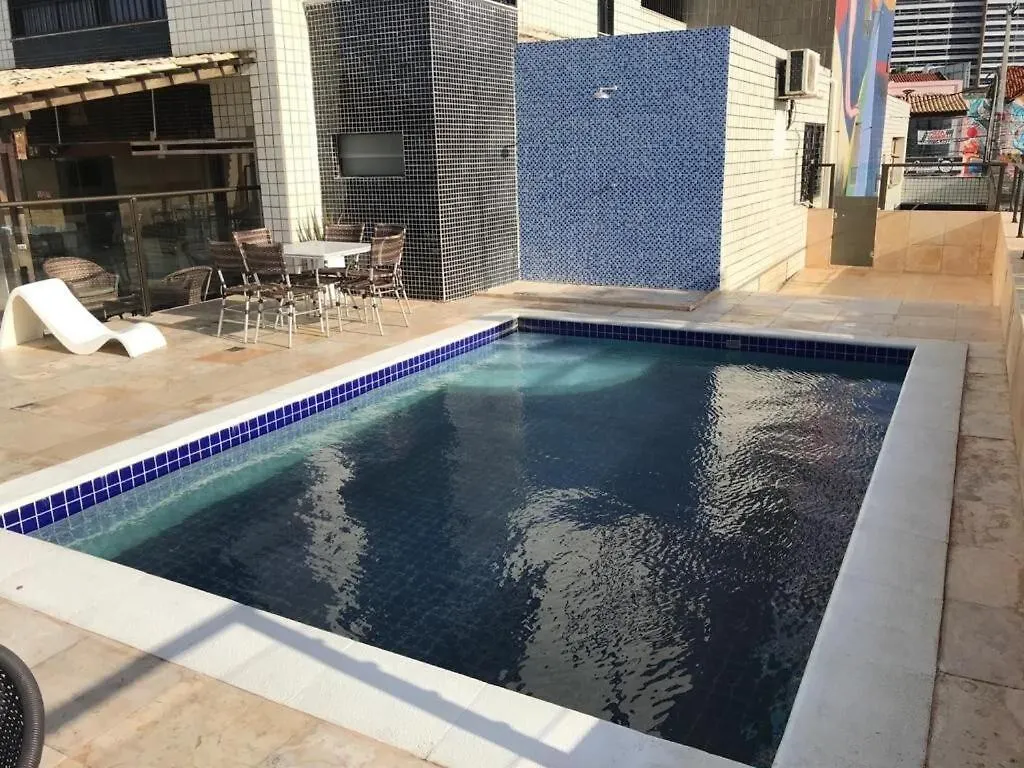 501 Lindo Flat Mobiliado Praia De Iracema 福塔雷萨 巴西